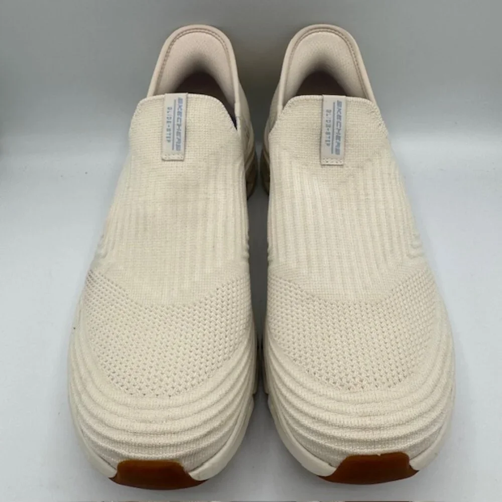 Skechers Women's Glide-Step Slip-Ins Sneakers Off White Size 9.5 - Picture 3 of 7